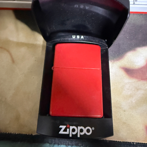 [정품] zippo basic 라이터 (red)