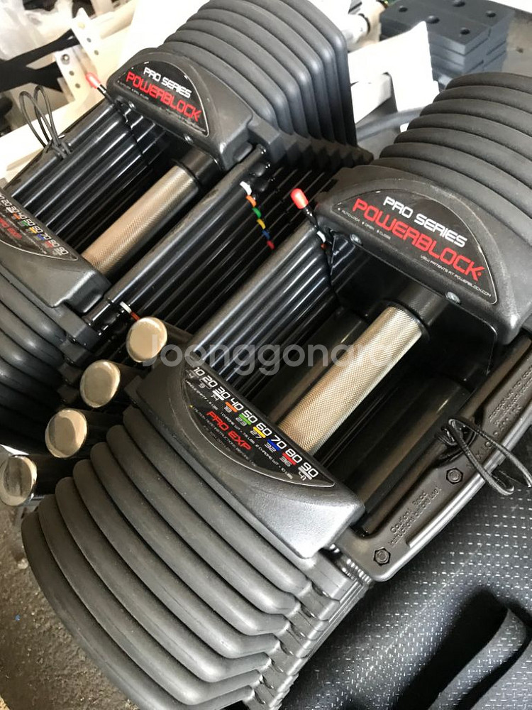 홈짐 파워블럭exp90 41kg 스텐핸들 거치대--1
