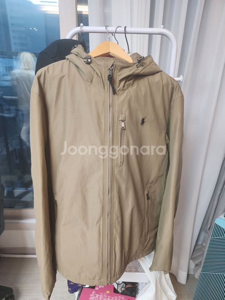 폴로랄프로렌 봄버 봄자켓 점퍼 브라운 안감 누빔--3
