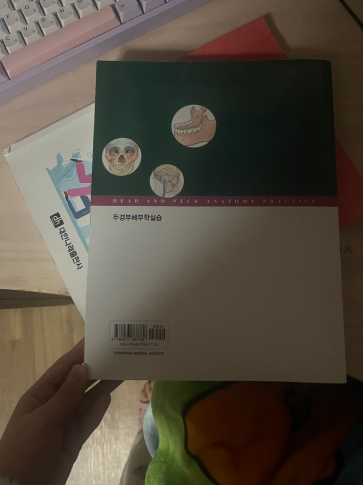 두경부해부학실습 책/치위생과교재 이미지