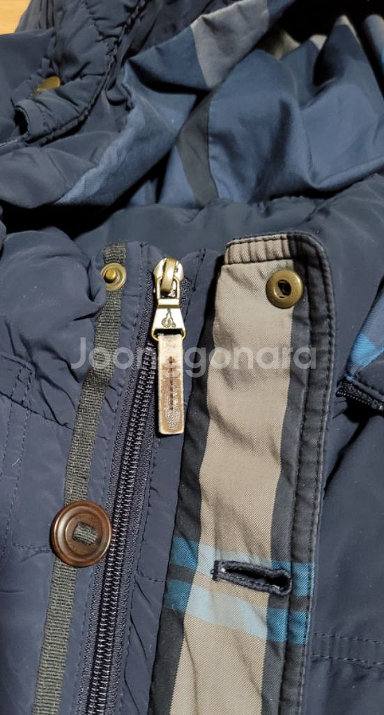빈폴 네이비 덕다운 패딩 여자M--8