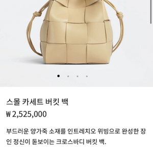 보테가 카세트 버킷백 스몰