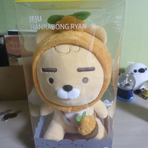 한정판 제주 한라봉 라이언 인형