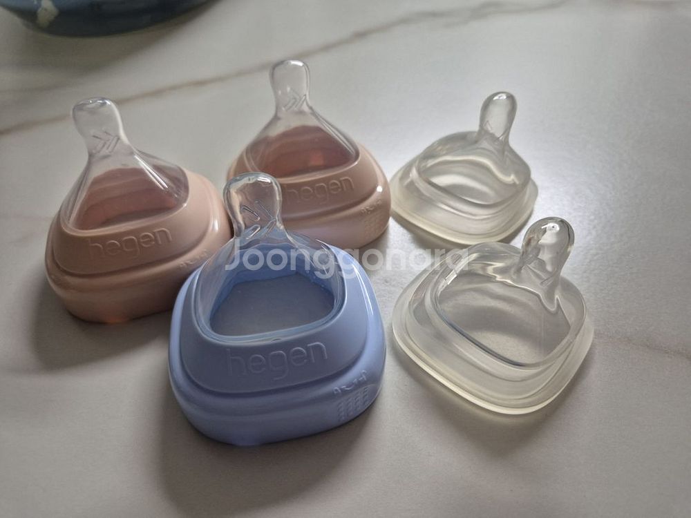 헤겐 150ml 3개 (1단계 젖꼭지) 색상선택가능--2