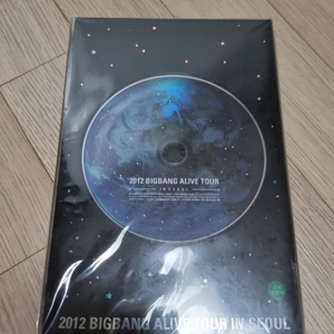 빅뱅 2012 투어 DVD 미개봉