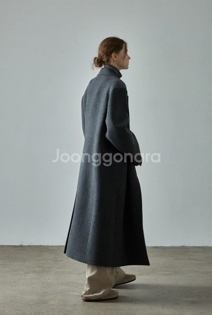 (새것) 파사드패턴 24FW 싱글 코트 차콜--2