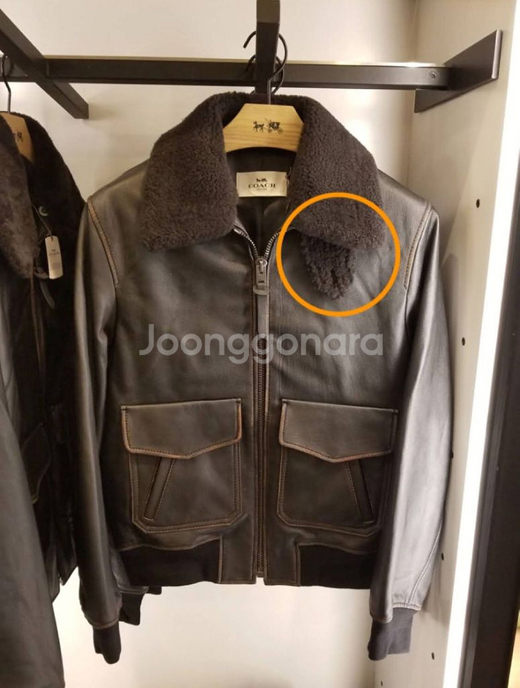 코치 항공 자켓 Coach Aviator Jacket--4