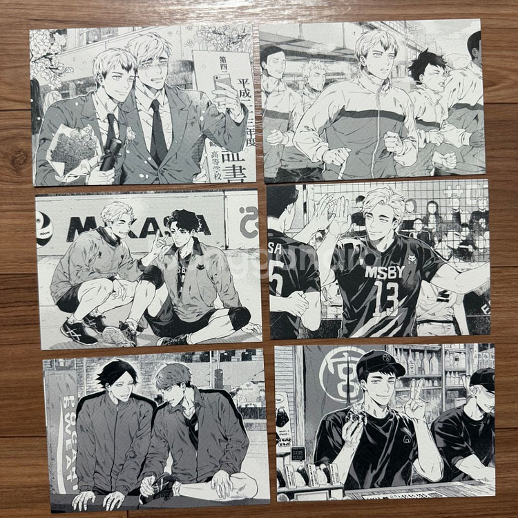 하이큐 지류/종이류 비공 굿즈--7