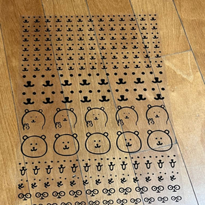 농담곰 얼굴스티커