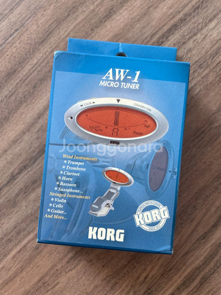 KORG AW-1 마이크로 튜너(모든 관현악기용)--0
