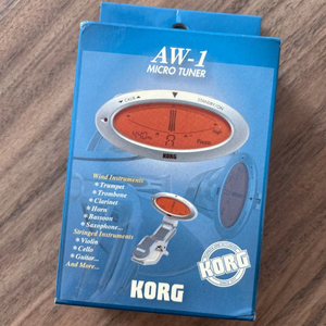 KORG AW-1 마이크로 튜너(모든 관현악기용)