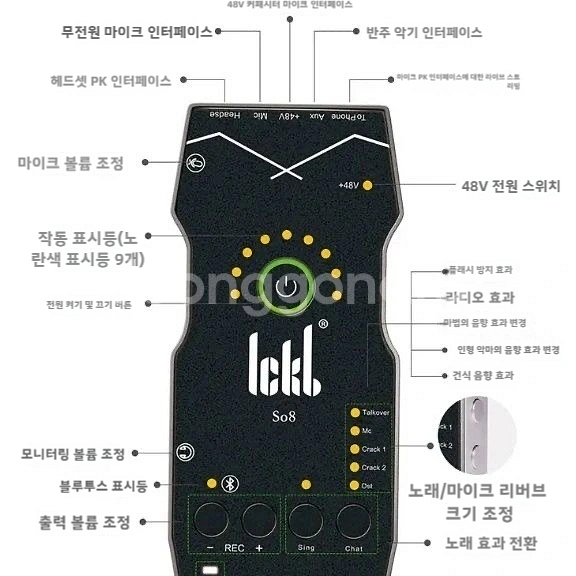 (새상품) SO8 인터페이스 세트 아이폰 라이브음악방송--0