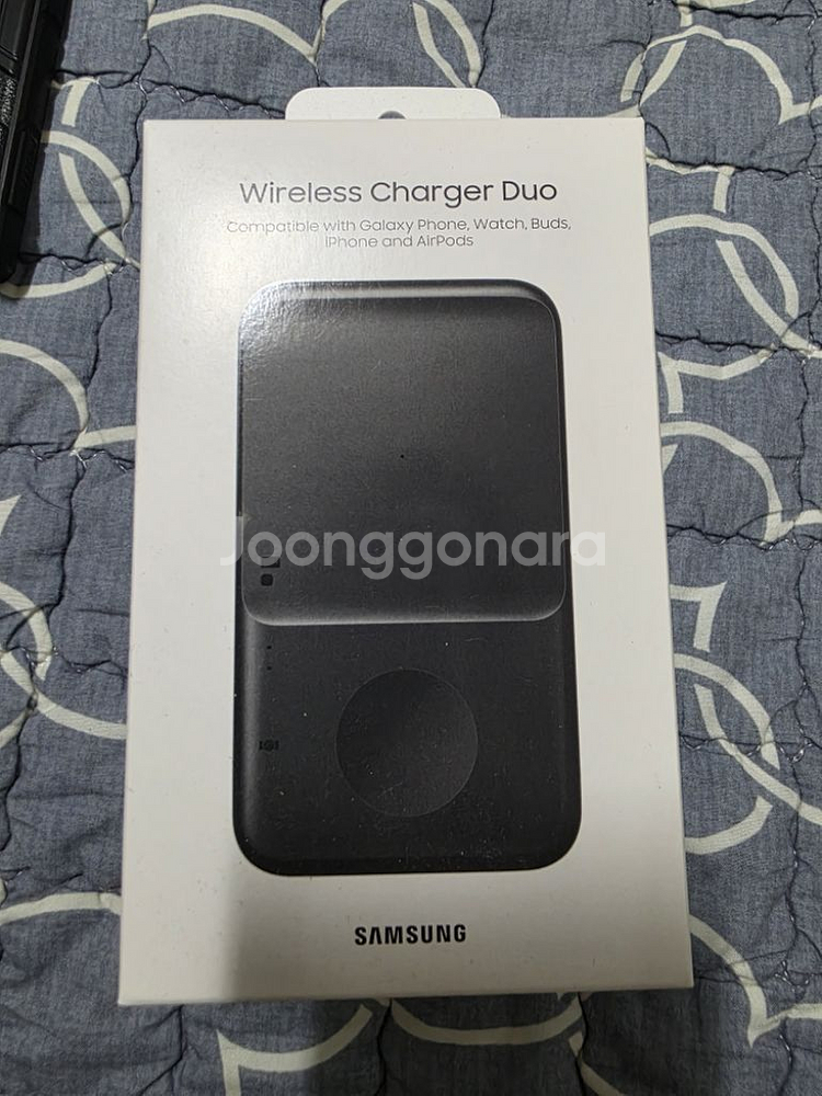 삼성무선충전듀오 풀박스 팝니다.--0