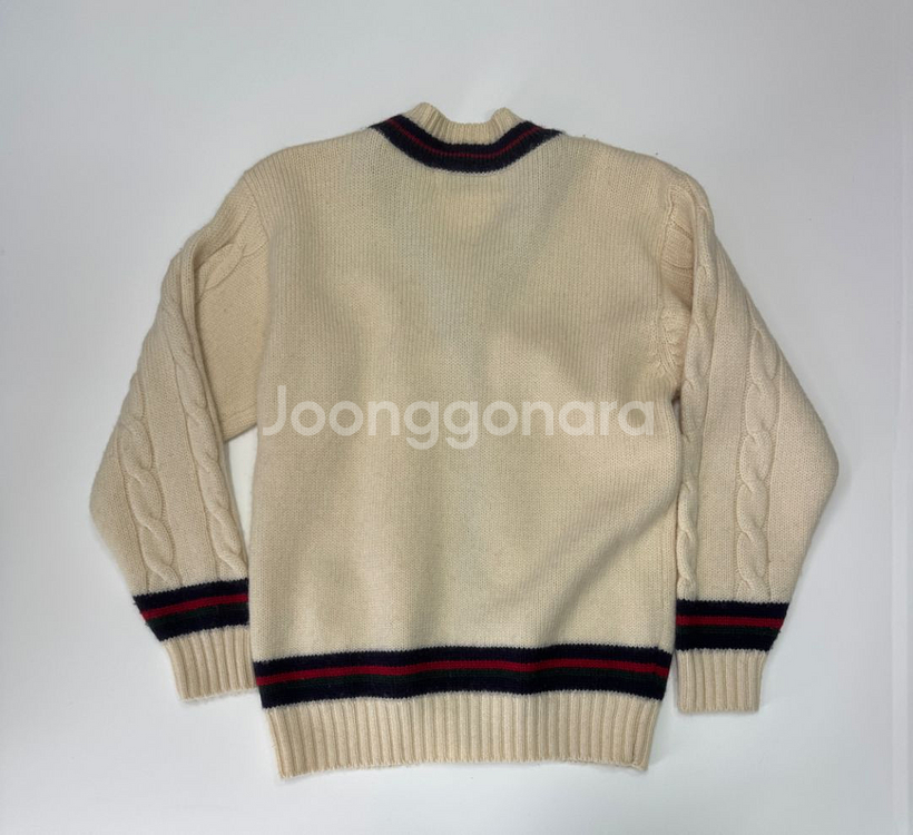 여성 90s 맥그리거 니트 울 가디건--1