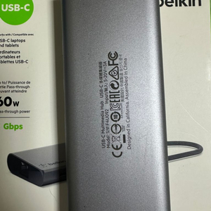 벨킨 USB-C 멀티미디어 허브 F4U0926in1