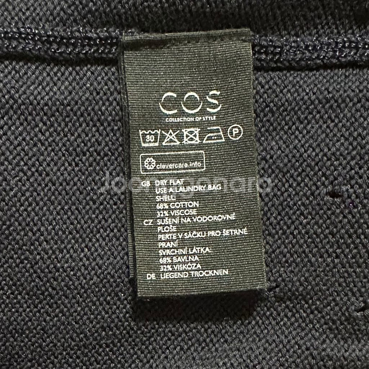 [거의 새것] COS 코스 니티드 원피스 네이비XS--7