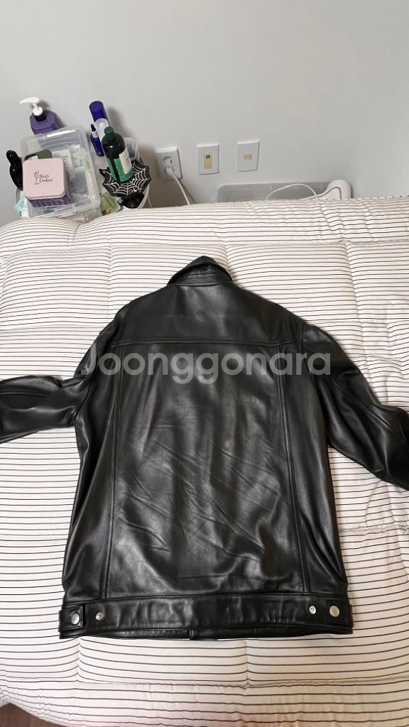 도프제이슨 양가죽(램스킨) 트러커 재킷--2
