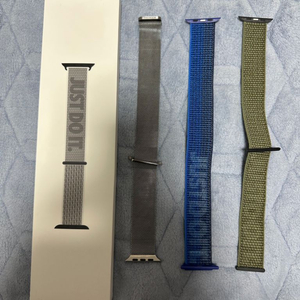 애플워치 나이키 스포츠 루프 45 mm+ 루프 3개