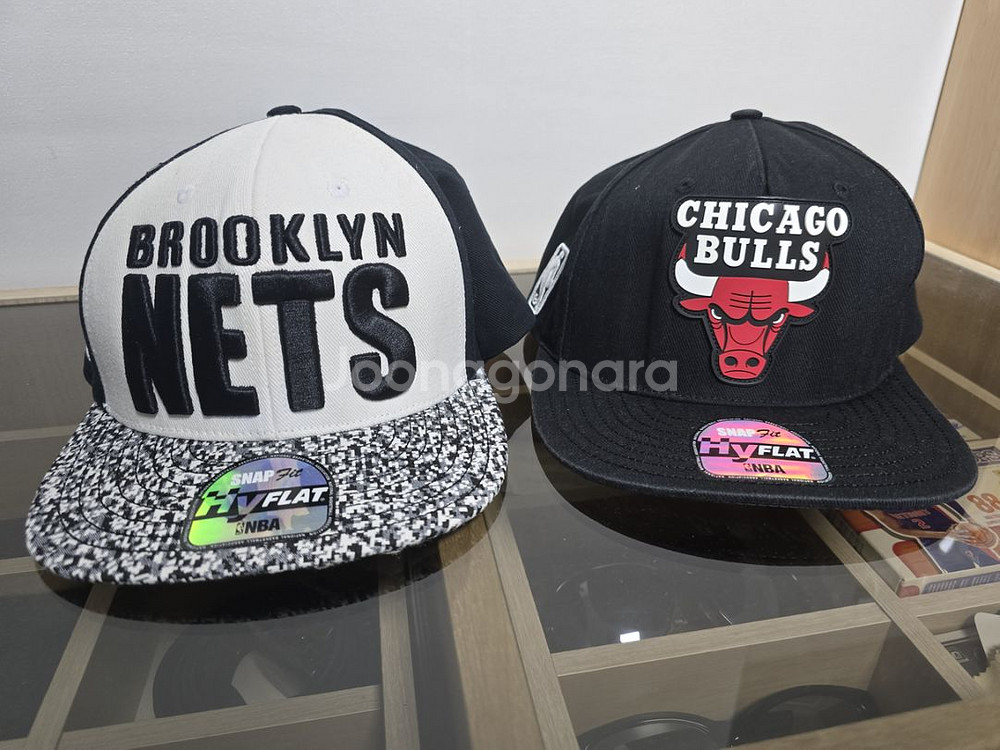 NBA 스냅백 2개(브루클린, 시카고)--0