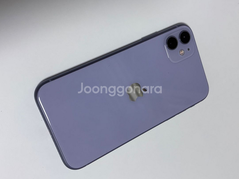 아이폰11 퍼플 128GB 박스 케이스 액정 포함--2