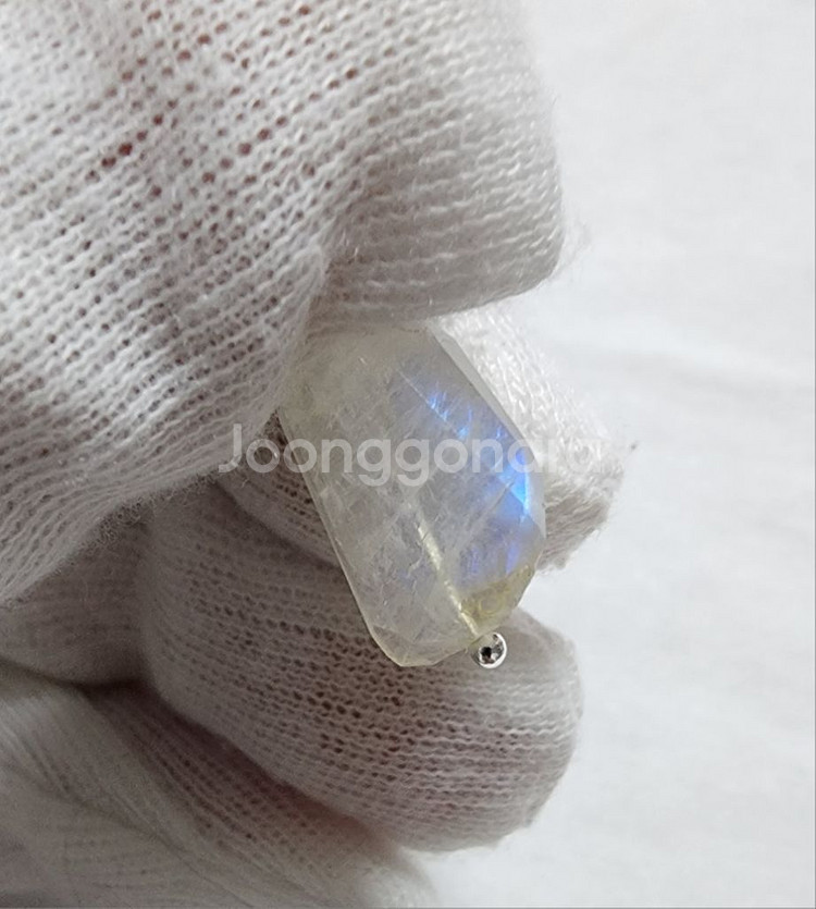 핸드메이드 블루문스톤 은펜던트--1