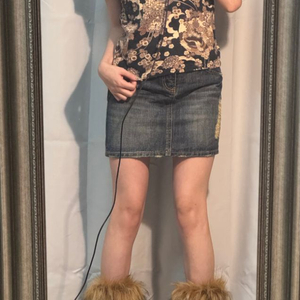 오리엔탈 그런지 빈티지 반팔 착샷