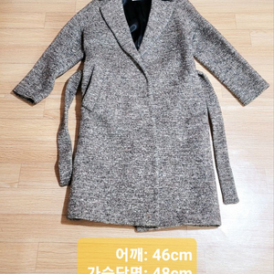 산드로 울 롱코트 36