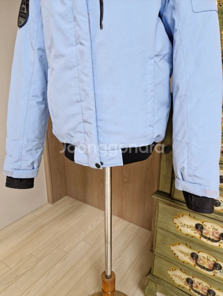 디스커버리 라쿤퍼구스다운 패딩쟈켓/여95--2