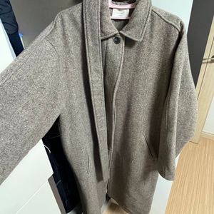 ((3월까지))벨트 롱코트(브라운)