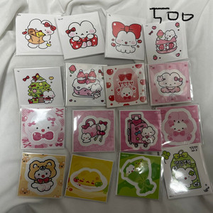 포용 말랑이 뽀두 도무송 개별 판매 500원