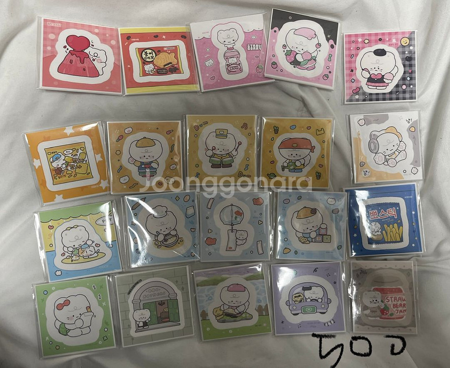 포용 말랑이 뽀두 도무송 개별 판매 500원--1
