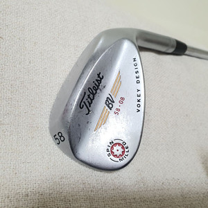 타이틀리스트 58도(08바운스)붉은톱니 비공인그루브