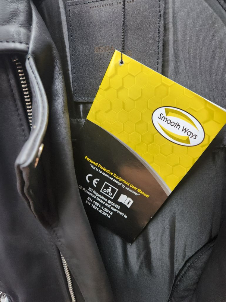 보다스킨스 양가죽 바이크자켓 L(슬림100)--6