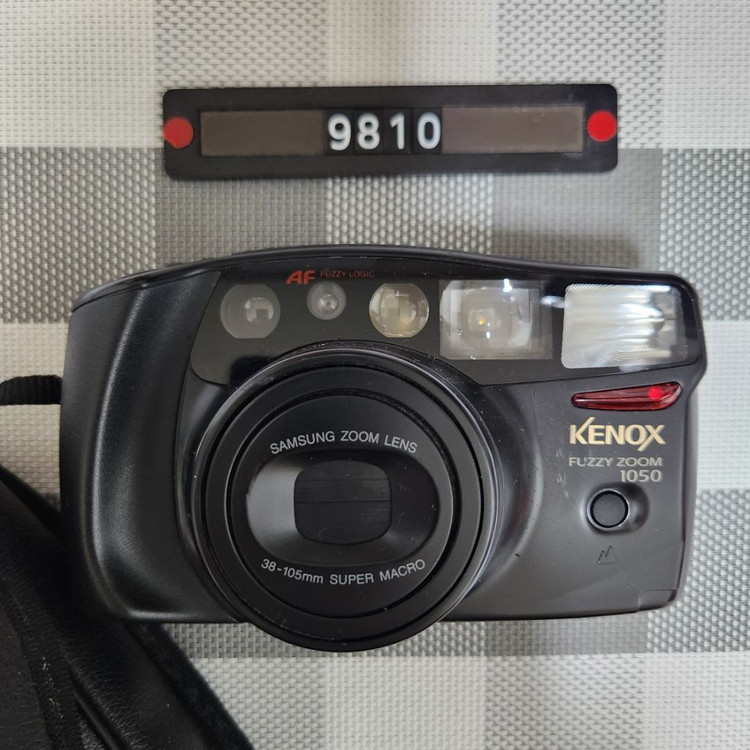 삼성캐녹스 퍼지줌 1050 필름카메라 파우치포함--0