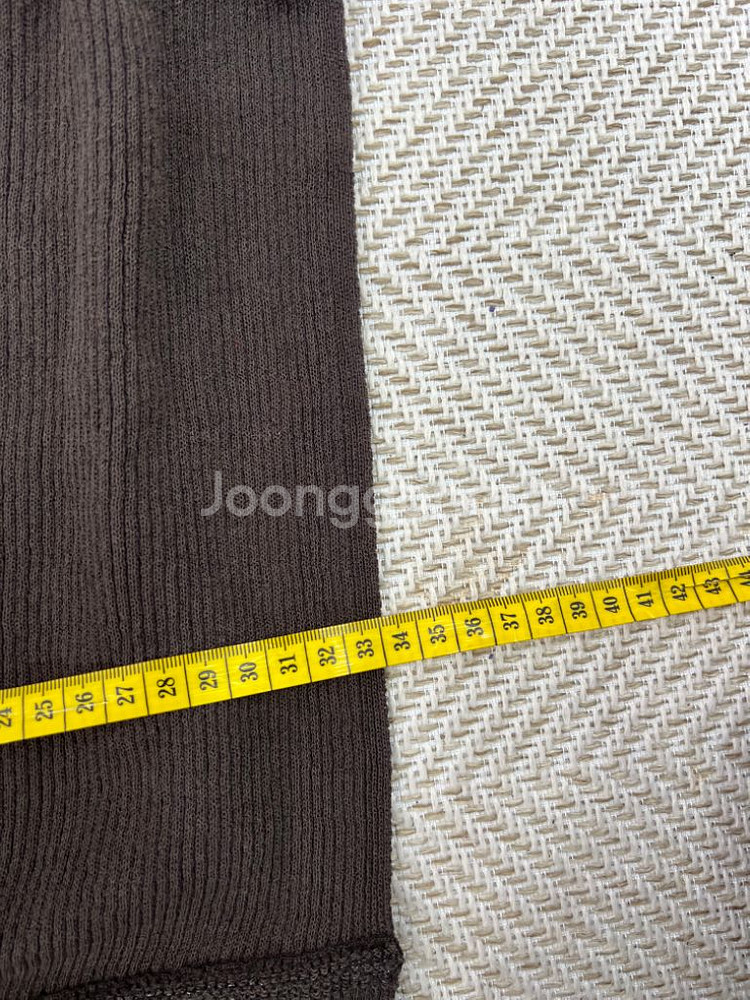 정품) 오브제 한섬 23ss 크롭 니트 가디건 90--8