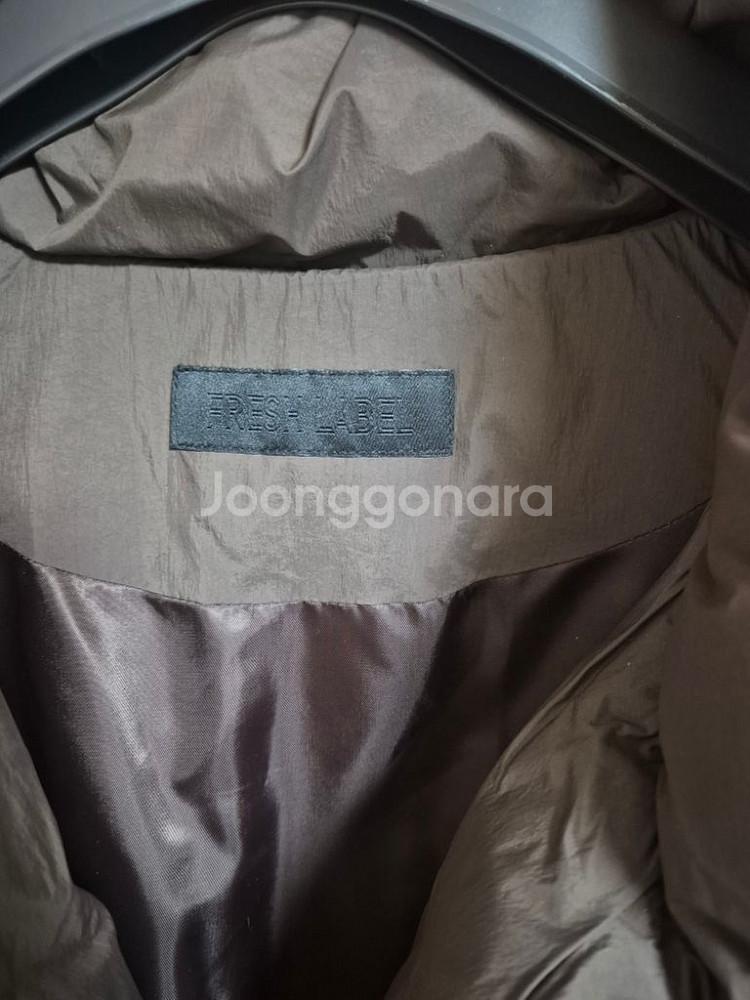 프레쉬라벨 꼬모 토프 패딩 베스트(브라운)택포--1