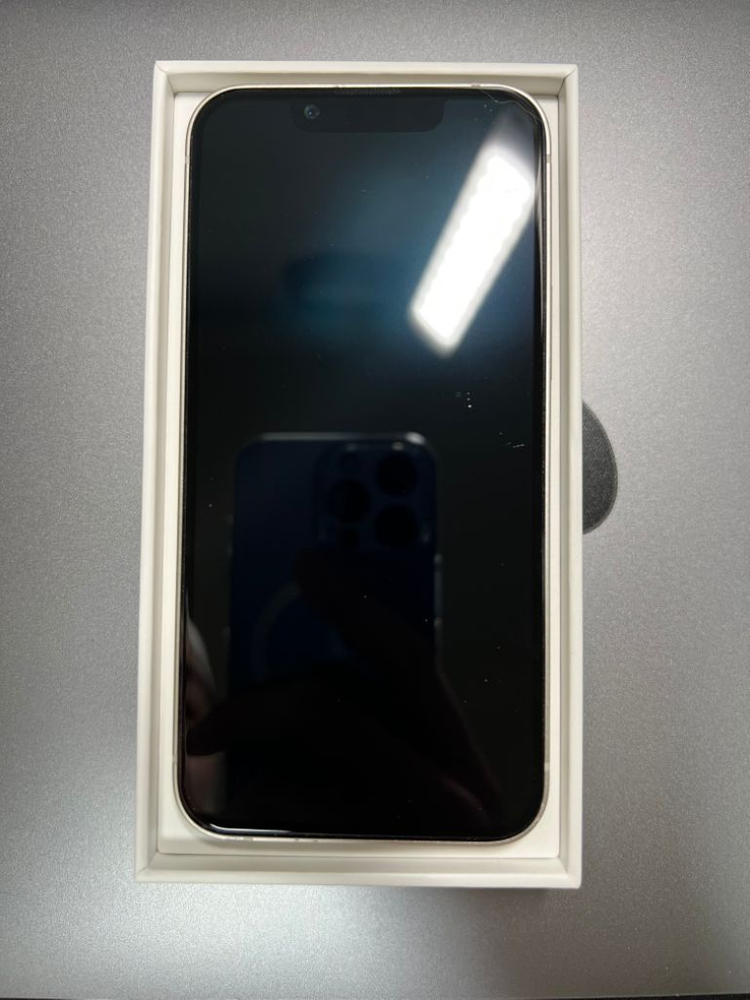 아이폰13미니256 스타라이트(배터리87%)+프레임바이--2