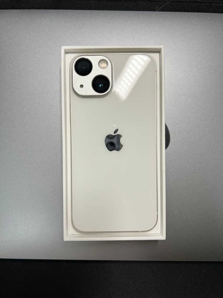 아이폰13미니256 스타라이트(배터리87%)+프레임바이--0