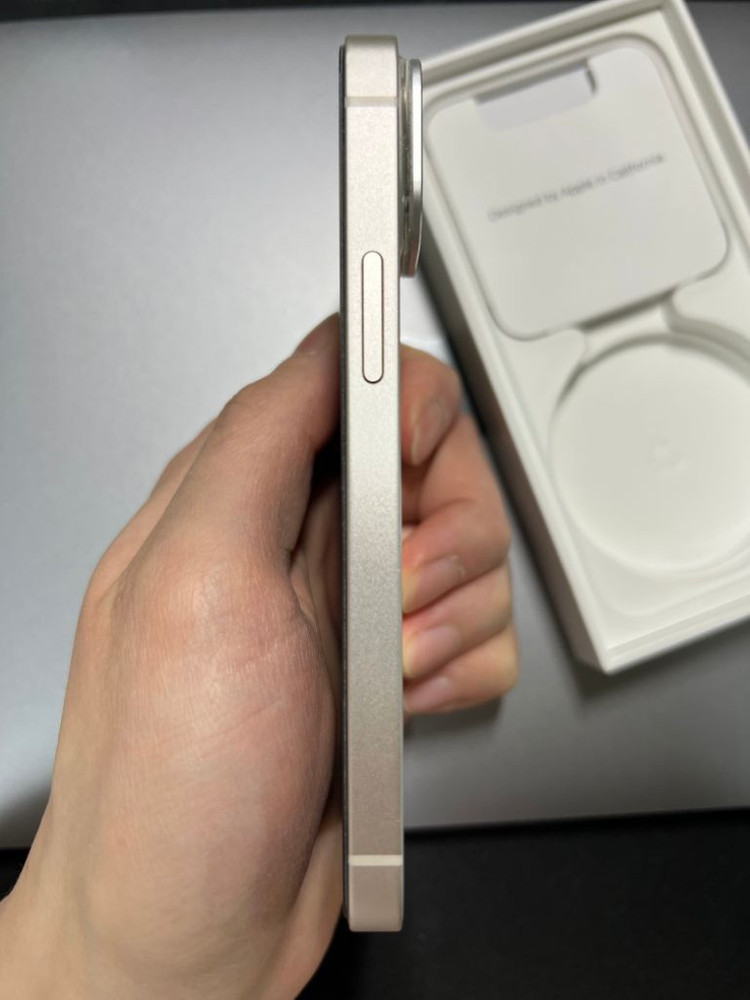 아이폰13미니256 스타라이트(배터리87%)+프레임바이--4