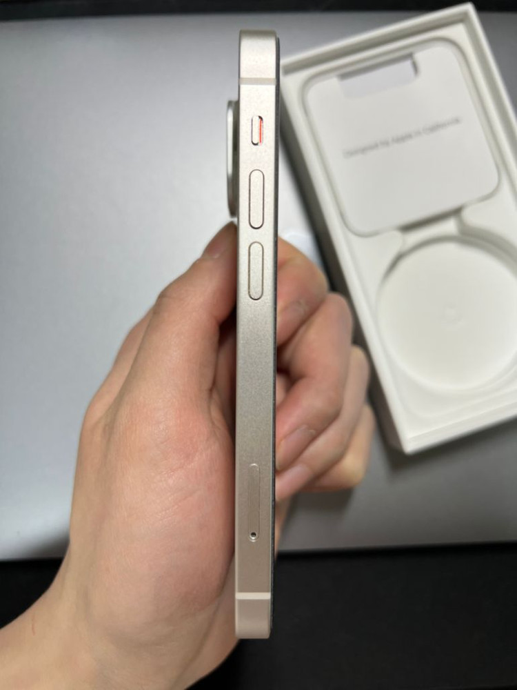 아이폰13미니256 스타라이트(배터리87%)+프레임바이--3