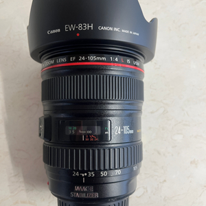 캐논 EF 24-105mm L USM 렌즈 팝니다