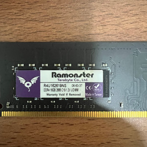 ramonster ddr4 16gb 2666 팝니다.