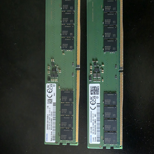 ddr5 16G 2개 판매(삼성4800,5600)