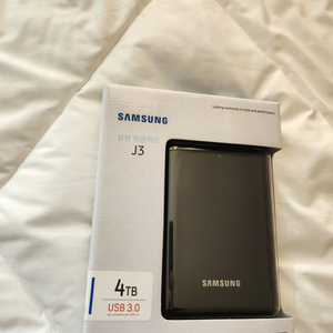 삼성 J3 4TB HDD외장하드 미개봉 새상품