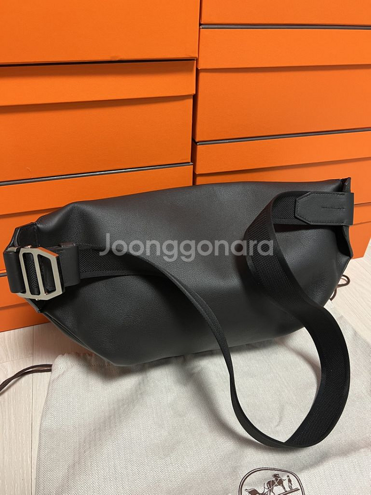 정품 에르메스 시티슬라이드 벨트백--3