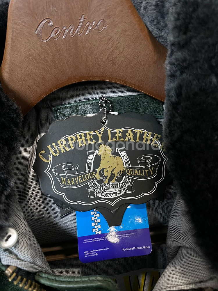 Curphey Leather U.S.A 말가죽 자켓--3