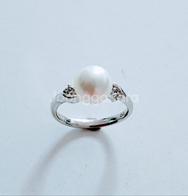 원석 해수진주 14k 반지(새상품)--0