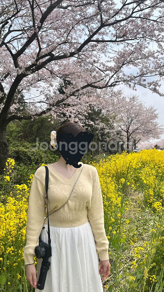 ods 오디에스 스푼 브이넥 니트 버터--4