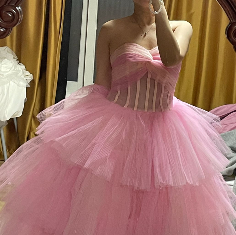 스냅드레스 셀프웨딩드레스 유색드레스 새상품 이미지