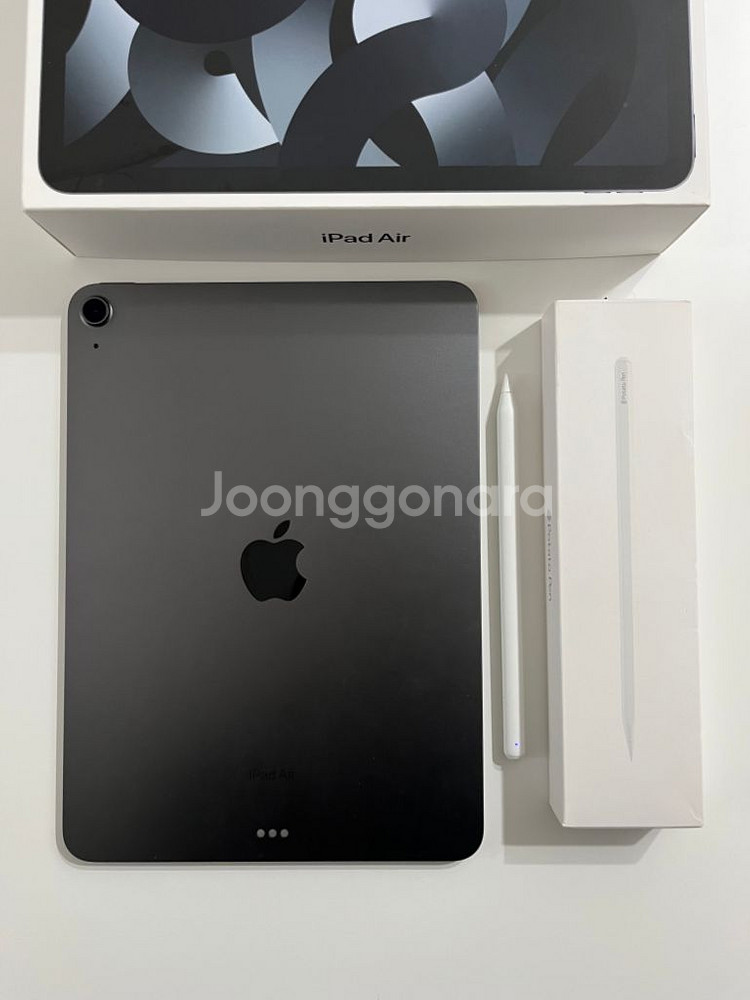 S급) 아이패드 에어5 스그 64GB 풀박 케이스O--0